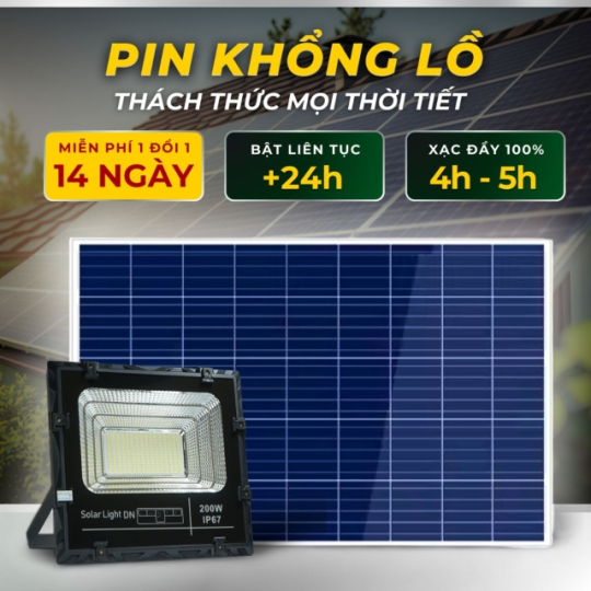 Đèn Pha Năng Lượng DN | DN2200