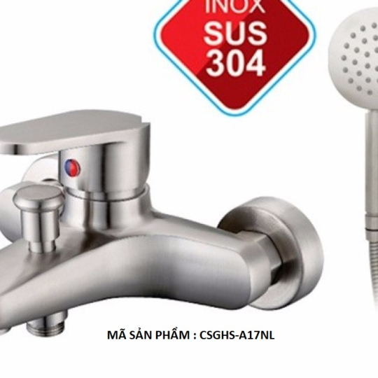 COMBO CỦ SEN BÈ NÓNG LẠNH INOX 304 ZENLER  MÃ CSGHS-A17NL