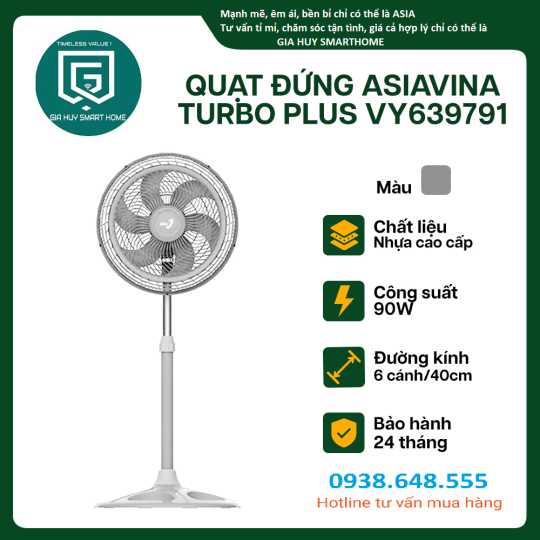 Quạt đứng ASIAVINA TURBO PLUS -VY639791